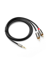Dây Audio 3,5mm ra 2 đầu RCA (Hoa sen) dài 1,5M UGREEN AV116 10583 - Hàng Chính Hãng