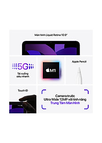 Apple Ipad Air (5Th Gen) Wi-Fi + Cellular, 2022 - Link Mua