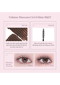 Mascara Chuốt Dày Mi Định Hình Mi Tốt Mude Inspire Volume Curling Mascara (8ml)
