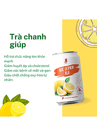 [Chính hãng] Lốc 6 Trà Chanh JJ (6 Lon x 300ml) - Thương hiệu Singapore