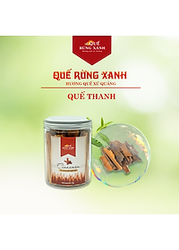 Vỏ quế thanh đã cạo vỏ nguyên chất 100%, nấu ăn, chống hôi miệng, ngăn ngừa các bệnh về tim 150g/hộp Quế Rừng Xanh - CHÍNH HÃNG