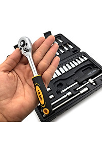 Bộ Tuýp + Vít 1/4 Inch 46 Món Tolsen 15138