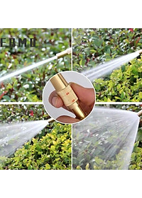 Vòi Tưới Cây, Vòi Xịt Rửa Xe Đa Năng Tăng Áp Lực Nước Cực Mạnh 10m, Lắp Vòi Nước Thông Thường (Đầu Vòi Đồng) - HÀNG CHÍNH HÃNG MINIIN