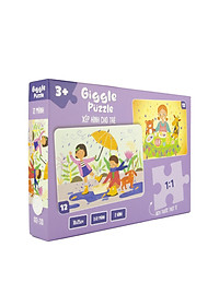 Đồ Chơi Xếp Hình Giggle Puzzle, Đồ Chơi Tư Duy Cho bé 3 - 8 Tuổi