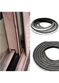 Cuộn 10m Nẹp chỉ giảm tiếng ồn cánh cửa, nẹp lông giảm thanh làm khít khe hở cánh cửa