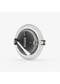 Đèn âm trần Downlight Đổi màu Viền Bạc D AT10L ĐM 110 9W 