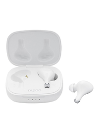 Tai nghe Bluetooth True Wireless Rapoo I300 Trắng - Hàng chính hãng