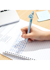 [Sơn Tùng M-TP Collection] Bút Bi Nước Mực Gel Bấm Ngòi 0.5 Nhanh Khô Siêu Mướt Nhiều Mực BST Limited Deli - Viết Bi Học Sinh Văn Phòng - EG17-BL