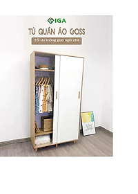 Tủ Quần Áo GOSS Cánh Lùa Đa Năng - GP150