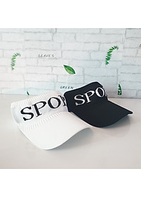 Mũ thể thao sport nửa đầu - Mũ lưỡi trai nửa đầu phong cách thời trang Aloha style-Nón Kết nửa đầu Nữ  Spor - Trắng