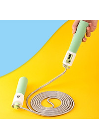 Dây nhảy thể dục sợi đan đếm số tự động Agnite - Chất lượng chuyên nghiệp siêu bền - Màu Hồng/ Xanh dương/ Xanh lá - F4111