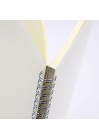 Sổ lò xo bìa trong suốt giấy kẻ ô vuông cỡ B5