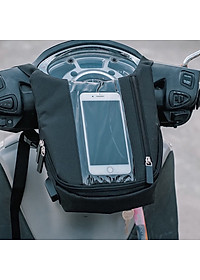 Túi treo đầu xe máy vải bố, túi ghi đông treo đầu xe máy chuyên dụng cho Grap,Goviet, bee, anh em xe ôm công nghệ- HENRYSA