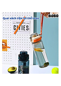 Bình Đựng Nước Thể Thao 650ML Chất Liệu Nhựa PP Nguyên Sinh An Toàn - Hàng Chính Hãng