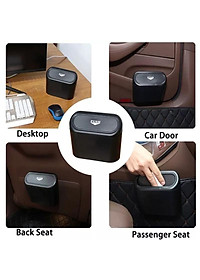 Thùng Rác Mini Để Trên Xe Ô Tô, Hộp chứa Rác Đa Năng Văn Phòng tiện dụng đơn giản gọn nhẹ chất liệu bền bỉ dày dặn