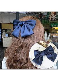 Cặp tóc nơ phong cách Hàn Quốc cực xinh, kẹp nơ sau dễ thương KT13 được các bạn nữ cực kỳ yêu thích 