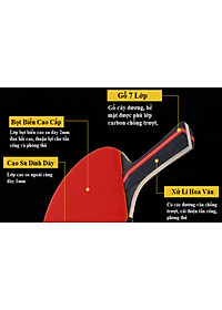 Bộ 2 Vợt Bóng Bàn Chính Hãng miDoctor + Túi Đựng Vợt Bóng Bàn + 3 Bóng 