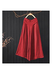 quần váy - thoải mái cho ngày hè, chất liệu đũi - Full size (H3)