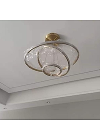 Đèn thả MONSKY ADELE 3 vòng 3 chế độ màu ánh sáng có điều khiển từ xa tiện dụng 20-40-60cm