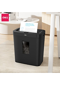 Máy Hủy Tài Liệu 15L Cao Cấp Deli - Máy Huỷ Giấy 15 Lít Phù Hợp Cho Bảo Mật Giấy Tờ Trong Doanh Nghiệp, Văn Phòng, Nhà Trường - Hàng Chính Hãng - ET023