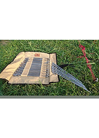 Đồ cắm trại túi đựng cọc lều campoutvn campingmoon campoutvn du lịch dã ngoại glamping sang trọng vải dày gấp gọn tiện lợi A254