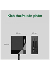 Đầu đọc thẻ 4in1 UGREEN CR125 30333 - Hỗ trợ thẻ CF / SD / TF / MS , Đầu đọc USB 3.0, Truyền tải dữ liệu nhanh chóng - Hàng chính hãng