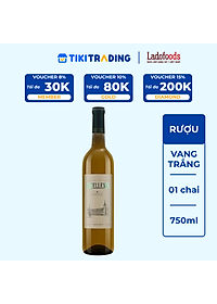 Rượu Vang Trắng Đà Lạt Ladofoods Excellence 750ml 12% - Không kèm hộp