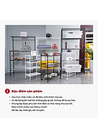 Kệ sắt đa năng 5 tầng tùy chỉnh mặt lưới, khung thép carbon