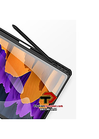 Bao da chống sốc dành cho SamSung Galaxy Tab S7 FE có ngăn đựng bút hiệu Dux Ducis Toby - Hàng nhập khẩu