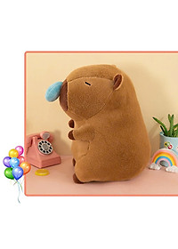 Gấu bông Chuột Capybara Thú nhồi bông Capybara Bộ trưởng Bộ Ngoại Giao đáng yêu 30cm Thú Bông Quà Tặng Gấu Bông Kỳ Lân