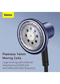 Tai nghe AUX 3.5mm Baseus Encok H19 Wired Earphone-Hàng Chính Hãng Baseus