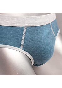 Bộ 5 quần lót nam tam giác vải cotton thấm hút cạp to co giãn cực tốt - quan lot nam dang cheo