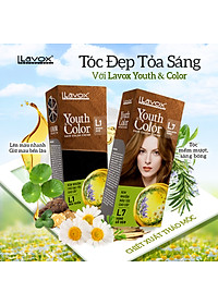 Nhuộm Phủ Bạc Cao Cấp Lavox 60ml x 2 - L3 - Nâu Hạt Dẻ