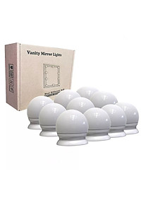 Chuỗi dây đèn led gương trang điểm 10 bóng 5 màu điều chỉnh