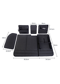 Giường nệm treo ghế ô tô GẤP GỌN - KHÔNG CẦN BƠM, Chịu tải lên đến 600kg, chất liệu cao cấp