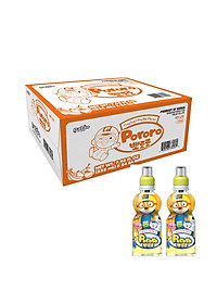Thùng 24 Chai Nước Uống Pororo Hương Vị Trái Cây Nhiệt Đới 235ml
