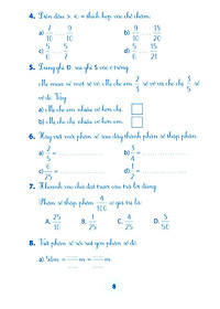 Sách Vở Bài Tập Môn Toán Học Kì 1 (Lớp 5)