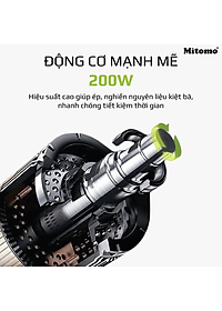 Máy ép trái cây, máy ép Mitomo EC-55 hàng chính hãng bảo hành 3 năm