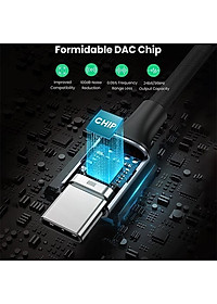 Cổng chuyển đổi Ugreen USB-C to 3.5mm Audio Cable AV161 - Hàng chính hãng
