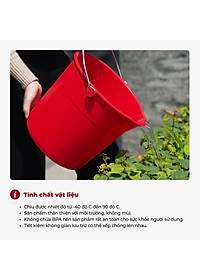 Xô nhựa tròn đa năng 13L TRUST - nhiều màu