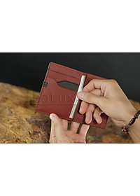 Ví Da Epsom Dáng Đứng Handmade Lealux Epsom Wallet 3