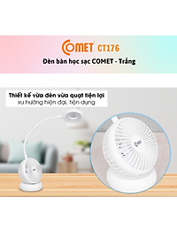 Đèn Bàn - Đèn Sạc 2 Trong 1 LED COMET CT176
