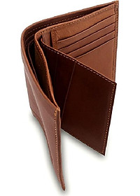 Ví nam Huy Hoàng da bò sọc ngang kiểu đứng nhiều màu HT2138-39-40