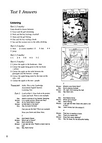 Pre A1 Starters 3 Answer Booklet: Authentic Examination Papers