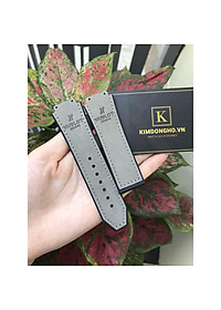GIÁ HỦY DIỆT Dây đồng hồ HUBLOT nam lót da lộn Xám Tối Case 42 size dây 19 - 25 - 22