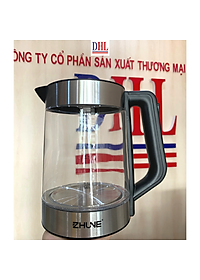 Ấm siêu tốc, ấm thủy tinh cao cấp ZHUNE 1.8L công suất 1500W hàng chính hãng