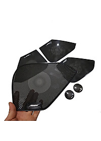 Ốp trang trí, bảo vệ màng loa dành cho xe Mazda CX-8, CX8 vân phay xước