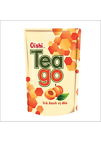 Combo 10 túi Oishi Trà Xanh Vị Đào TeaGo (190ml/túi)