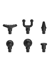 Súng (Máy) Massage Cầm Tay Nikio NK-170B - 6 Đầu Matxa, 5 Chế Độ, 6 Tốc Độ Mát Xa, Pin Sạc Không Dây 2000mAh - Hỗ Trợ Giảm Đau Nhức Và Giãn Cơ Toàn Thân, Công Nghệ Bộ Gõ Thế Hệ Mới