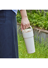 Ly Giữ Nhiệt Locknlock LocknLock LHC4416 710ml, LHC4419 900ml Thép Phủ Sứ, Hàng Chính Hãng, Kèm Ống Hút - JoyMall